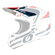 Visor 5SRS Polyacrylite Helmet SLEEK white/blue/red