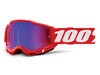 100% Accuri Gen. 2 goggle anti fog mirror lens  unis neon red