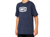 100% Icon Youth t-shirt  KM Navy Heather